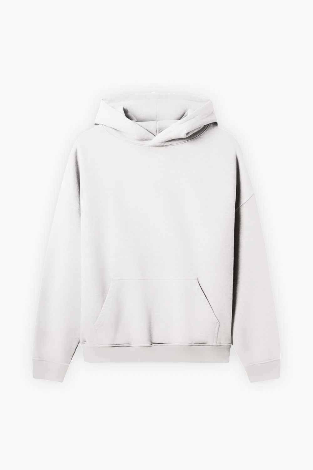 330 GSM White Oversize Hoodie. Divine Garments